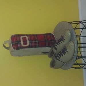 Vintage Bowling Shoes with Case